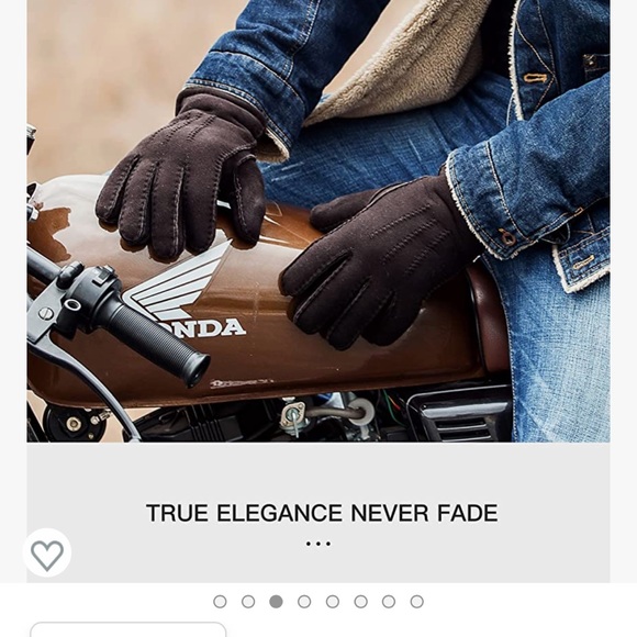 Yiseven Sheepskin Leather Gloves, Mens Large - Picture 2 of 5